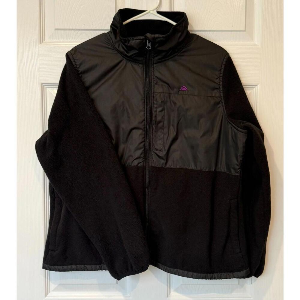 Snozu Performance Jacket Womens Size 1X Black Stretch O Rama Full Zip Mock Neck